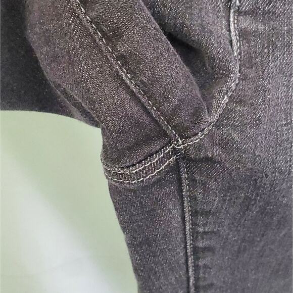 Eileen Fisher Petite Dark Gray Jeans 2P ~ Sustainable Versatile Streetwear - Picture 6 of 11